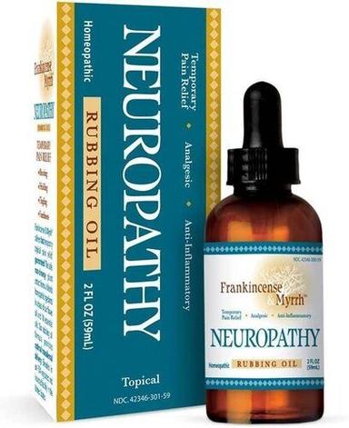 Frankincense & Myrrh Neuropathy Rubbing Oil, Foot Pain Relief 2 ounce