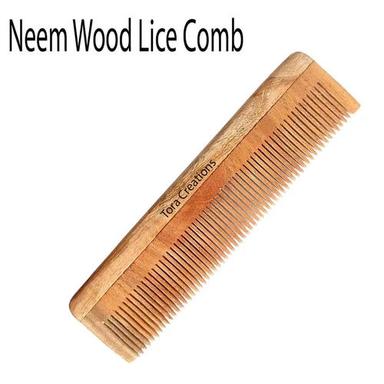 Neem Wood Hair Comb Age Group: Suitable For All Ages
