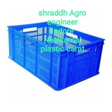 Blue Plastic Vegetable Crate