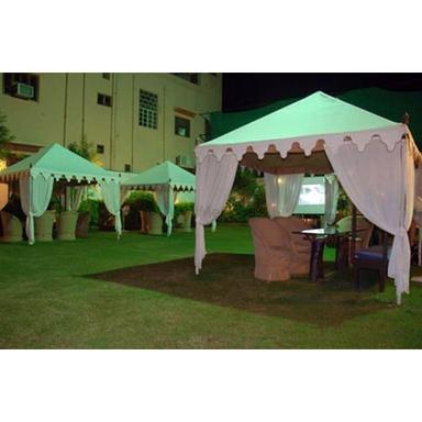 White Cabana Structure Outdoor Tent