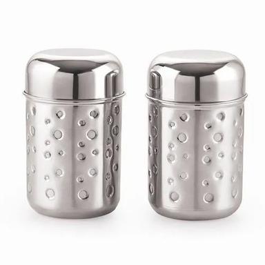 Silver 125Ml Stainless Steel Canister