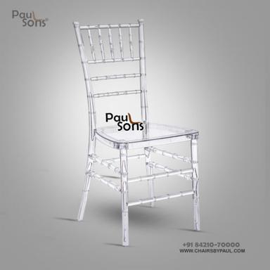 Crystal Chiavari Chair - Color: As Per Requirement