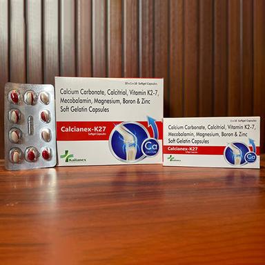 Calcium Carbonate Calcitriol And Zinc Soft Gelatin Capsules General Medicines