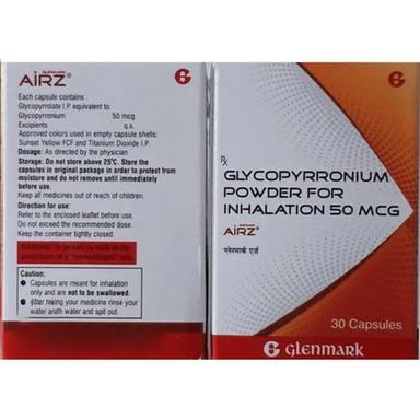 50 Mcg Glycopyrronium Powder For Inhalation - Drug Type: General Medicines