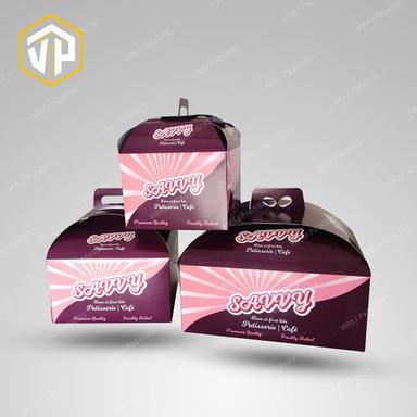 Handle Cake Box with Premium Custom Printing