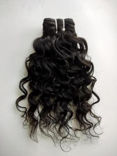 Raw Indian Temple Virgin Natural Curly Human Hair Bundle
