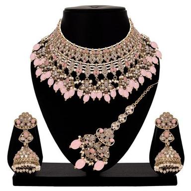 Traditional Jewellery| Wedding collection| Bridal reverse ad necklace| Reverse AD Choker| Designer jewelry| Floral Necklace.