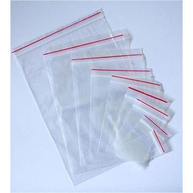 Zip Lock Pouch - Color: Transparent