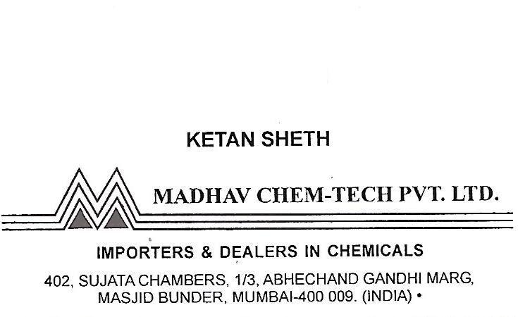 MADHAV CHEM-TECH PVT. LTD.