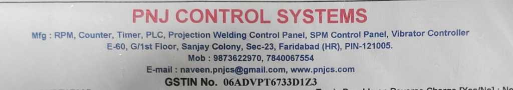 PNJ CONTROL SYSTEMS