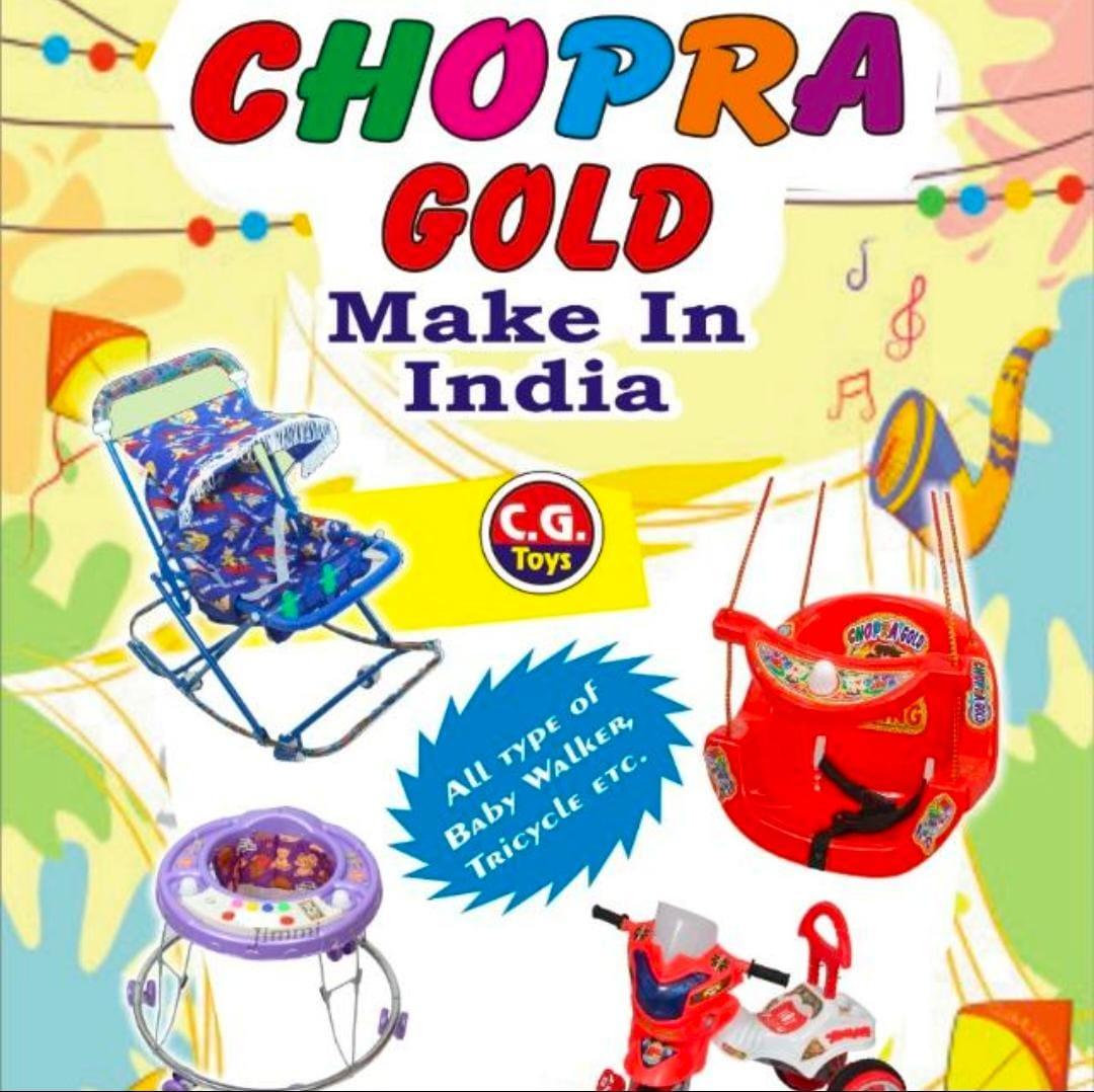 CHOPRA GOLD BABY WALKER & TRICYCLE