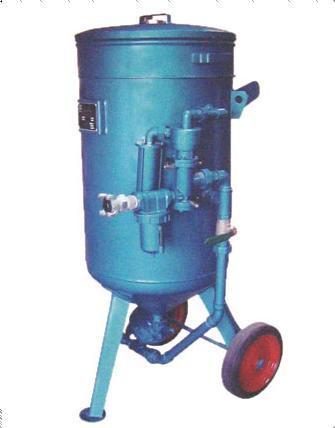 Blue Automatic Single Chamber Blast Machine