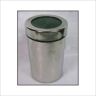 Stainless Steel Canister With Screw Lids Size: 7 Cm
