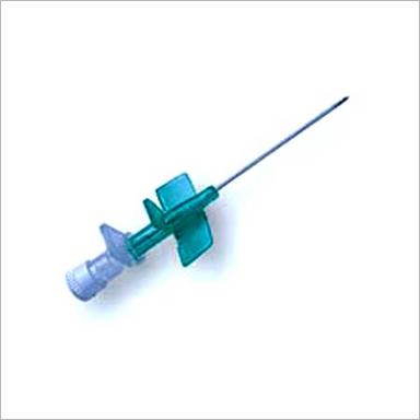 Blue Iv Cannula With Wings And Without Injection Port