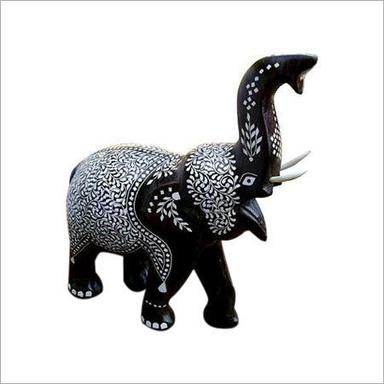Inlaid Wooden Elephant