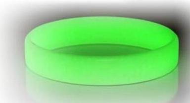 Glow In Dark Silicone Wristband - Color: As Per Demand
