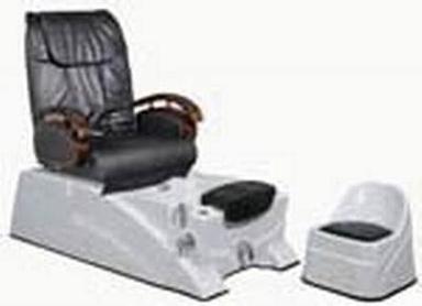 Polished Genuine Leather Massage Chair