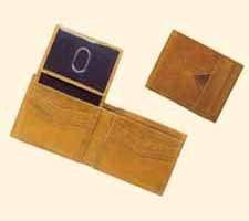 Mustard Yellow Leather Pocket Wallet