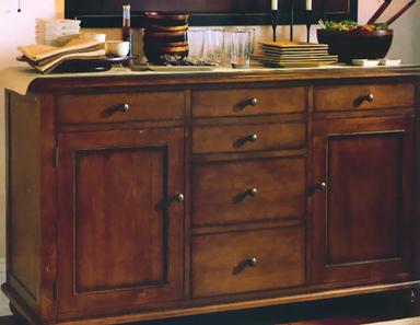 Wooden Laurel Buffet