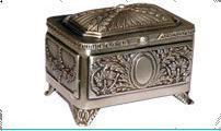 Handcrafted Metal Jewellery Box Design: Traditional