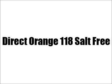 Direct Orange Color 118 Salt Free Dyes