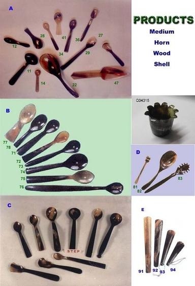 Wood Horn Shell Crafts
