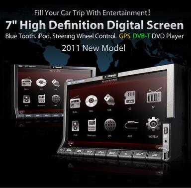 7a   Touch Screen Digital LED Panel Car DVD Player with build in DVB-T