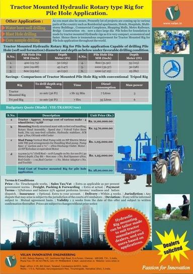 Tractor Mounted Borewell
