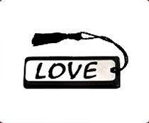 Silver Love Bookmark