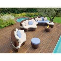 Rattan Garden Sofa