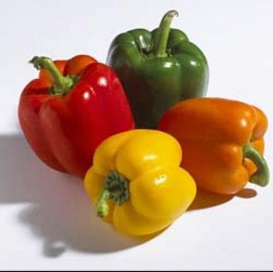 Green Red Yellow Capsicums