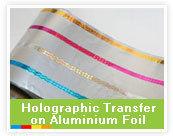 Holographic Transfer on Aluminium Foil