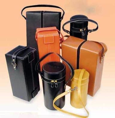 Leather Beverage Box With Belt