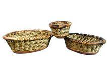 Wooden Weaking Basket Set