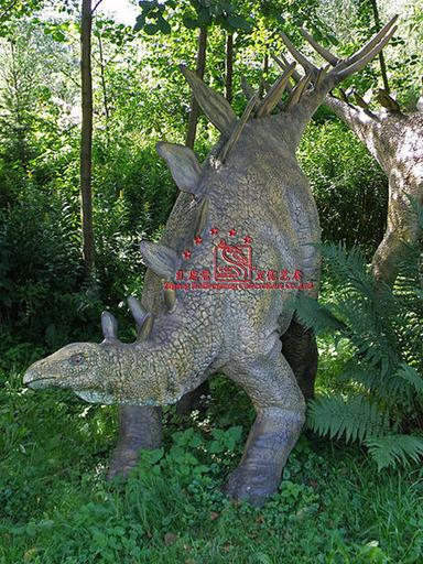 Giant Fairground Equipped Fiberglass Dinosaur Model