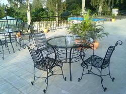 Steel Garden Table Set