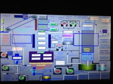 Control Panel Color Touch Screen Based Biomass Gasifier