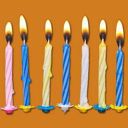 Designer Birthday Cake Candles
