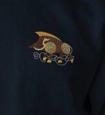 Embroidery T-Shirts With Logo Application: Its Bright Gold-Like Appearance