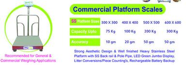 Commercial Platform Scales 300 Kg