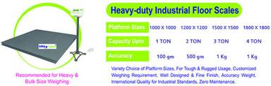 Heavy-Duty Industrial Floor Scale 2 TON