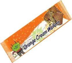 Orange Cream Wafer Biscuits