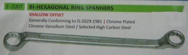 Shallow Offset Bi-Hexagonal Ring Spanners