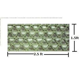  गीले क्षेत्रों के लिए एंटी-स्लिप सेफ्टी मैट मानक आकार (2.5 फीट x 1.5 फीट) 