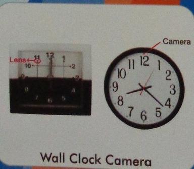 Wall Clock Camera