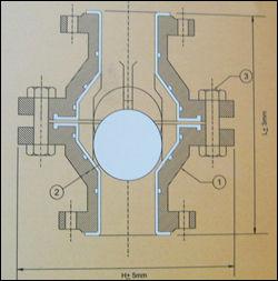 Fep/Pfa Lined Ball Check Valve