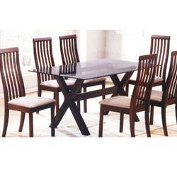 Glass Top Dining Table Set