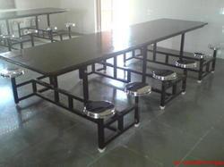 Industrial Dining Table With Granite Top