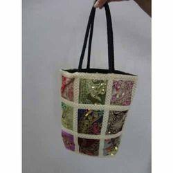Traditional Old Saree Hand Bag
