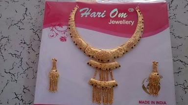 Gold Plated Traditional Necklace Set Application: Mites